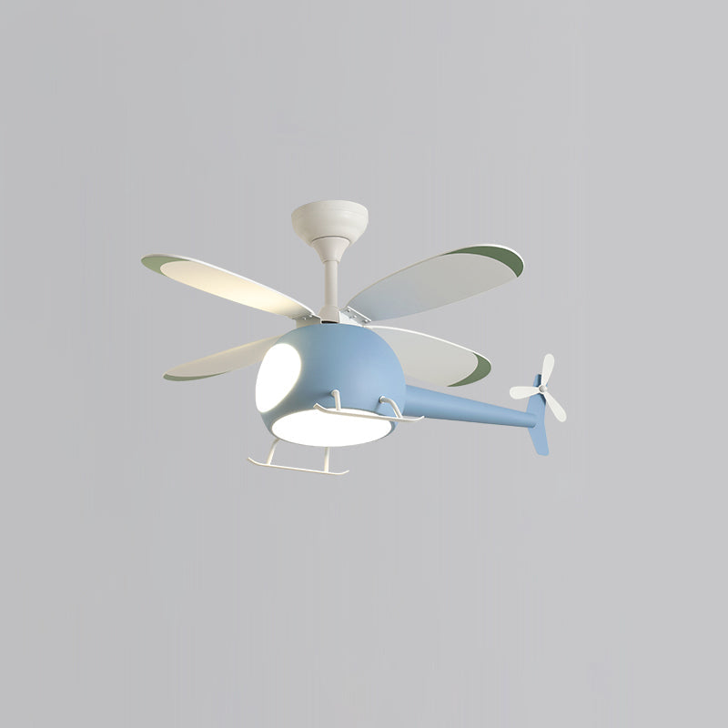 WOMO Ventilateur de plafond pour enfant Avion-WM5007