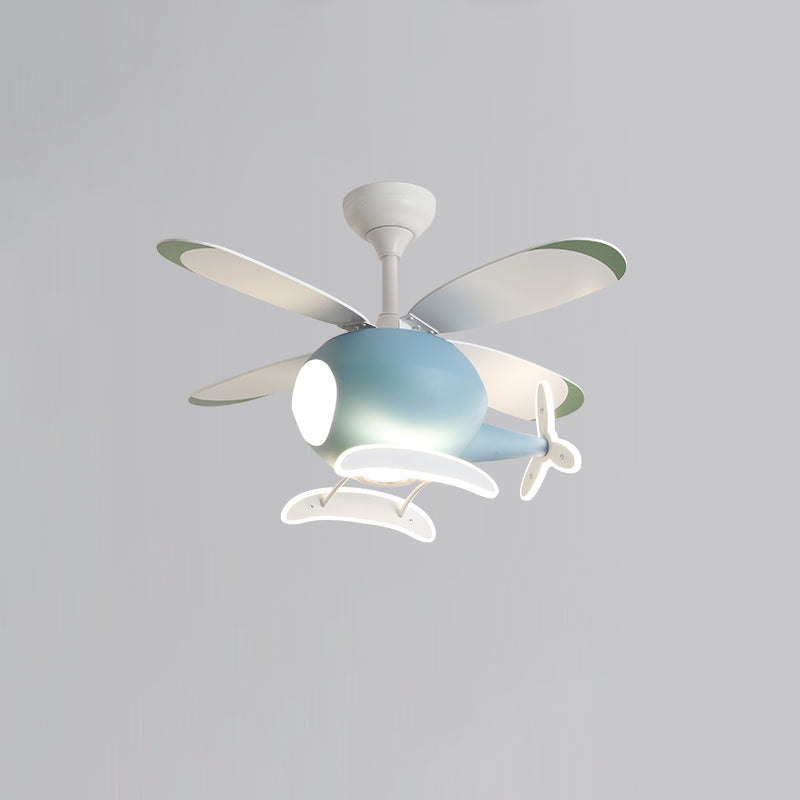 WOMO Ventilateur de plafond pour enfant Avion-WM5007