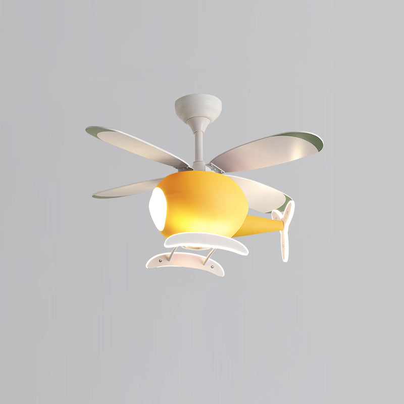 WOMO Ventilateur de plafond pour enfant Avion-WM5007
