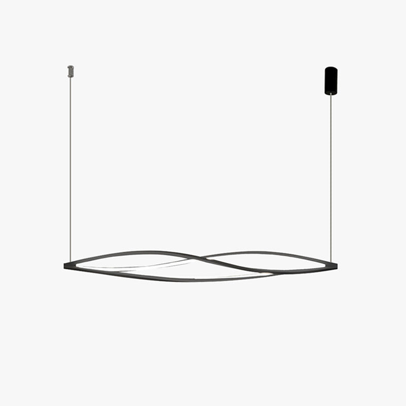 WOMO Lustre Spirale Led Noir/Blanc-WM2245
