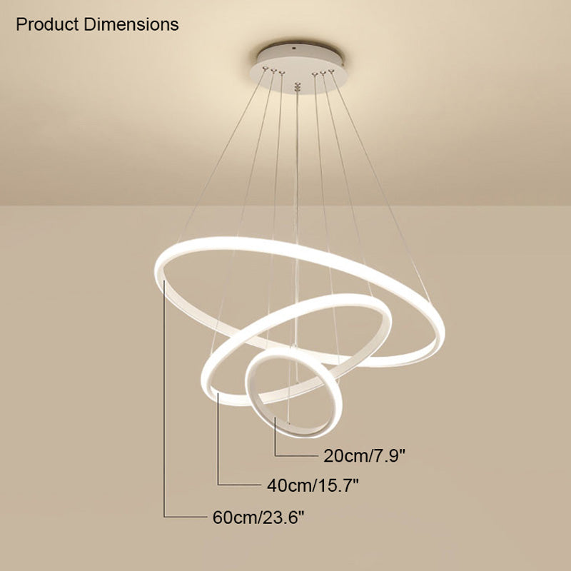 WOMO Lustre Multiple Cercle Led-WM2006