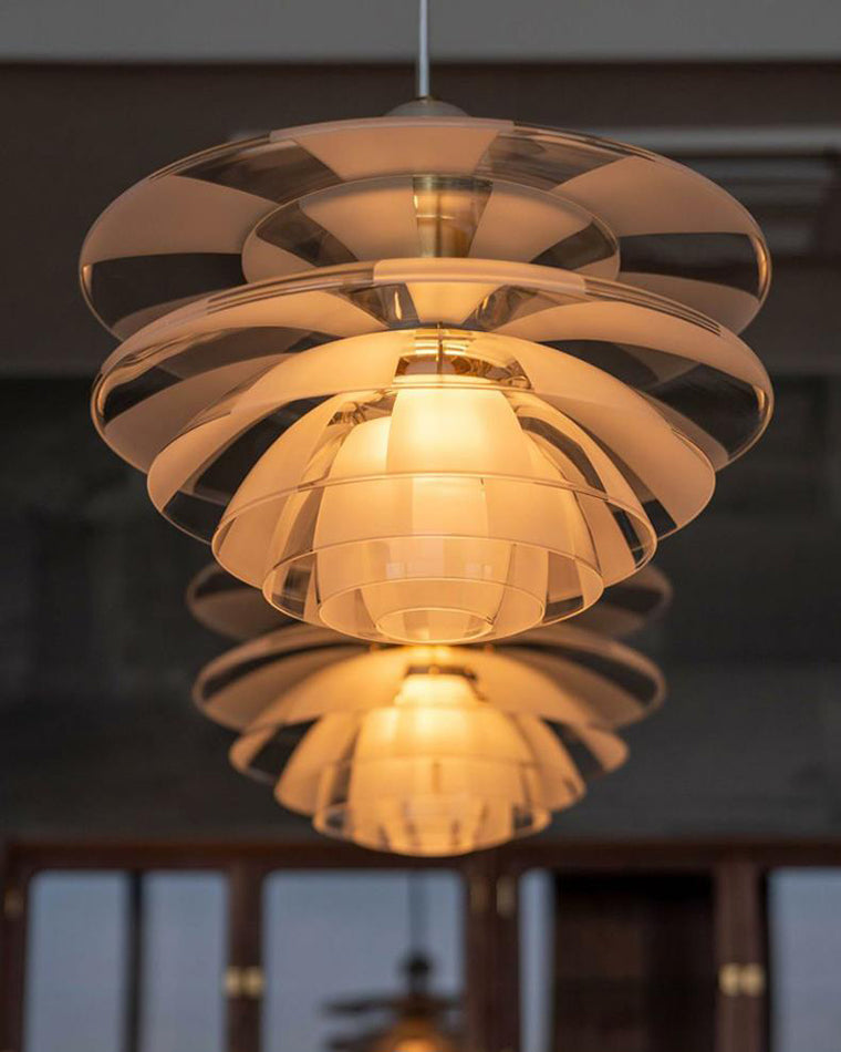 WOMO Suspension Fleur Transparent Scandinave -WM2325