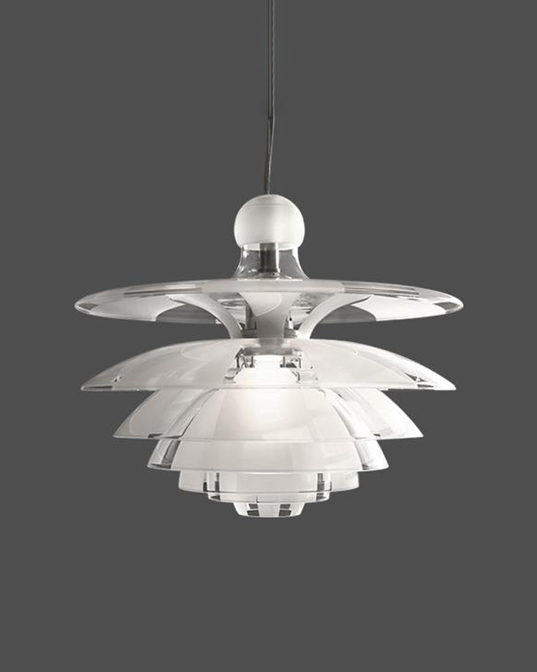WOMO Suspension Fleur Transparent Scandinave -WM2325