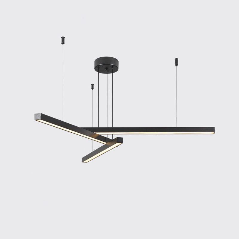 WOMO Lustre Multiple Led Noir/Doré-WM2018