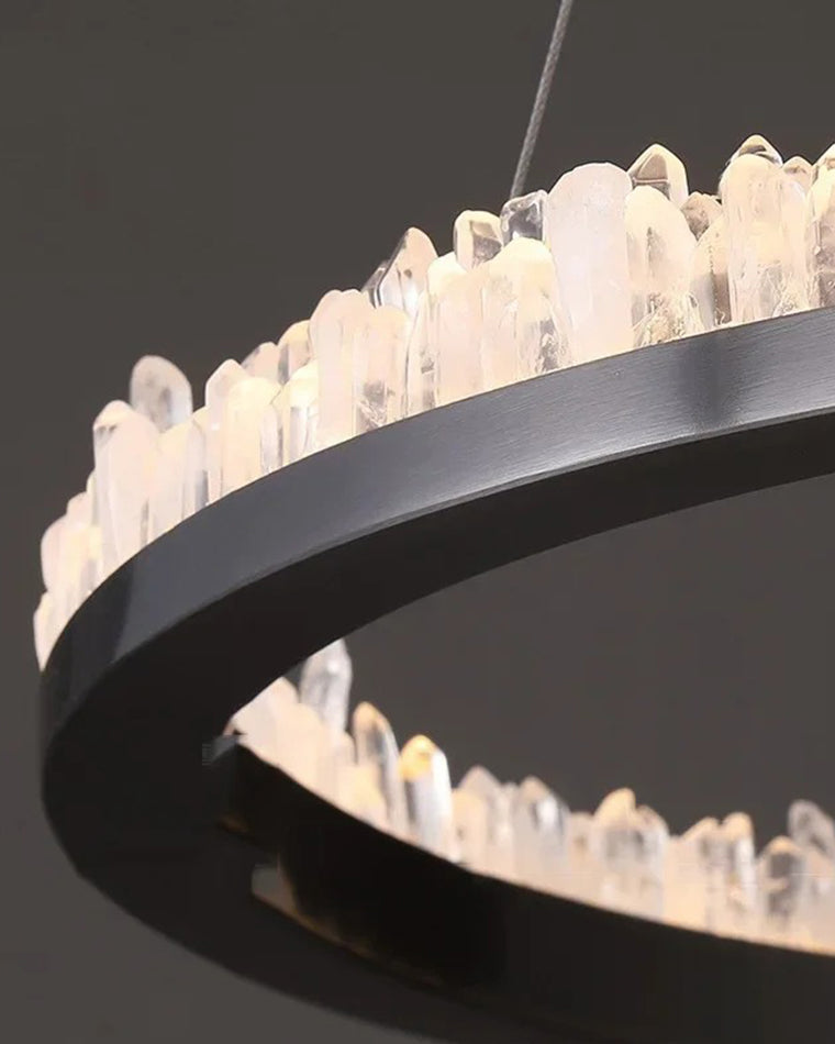 WOMO Lustre Cercle Cristal Led-WM2715