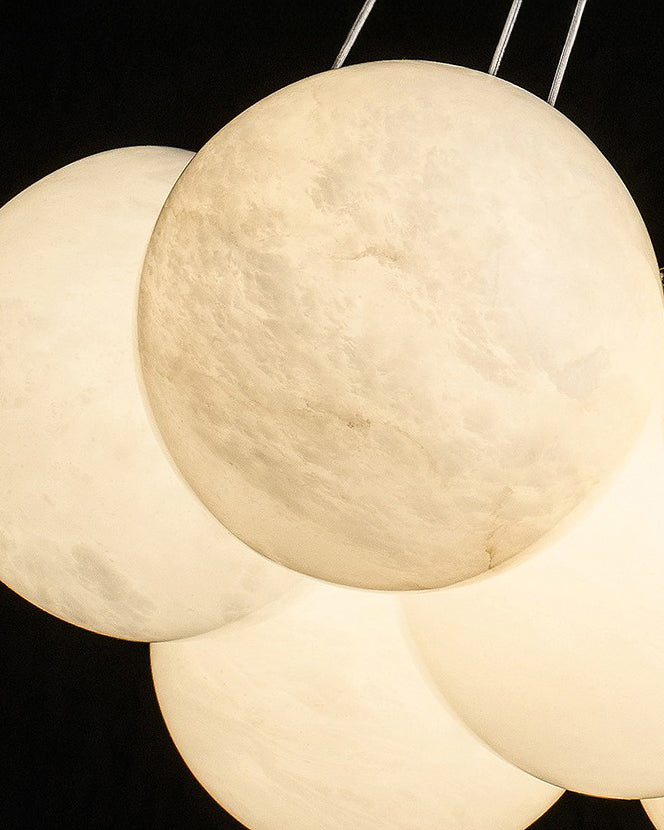 WOMO Alabaster Bubble Cluster Chandelier-WM2865