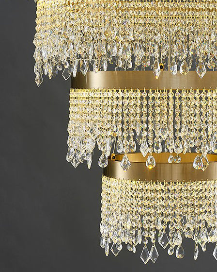 WOMO-WM2350 Cascade Crystal Chandelier