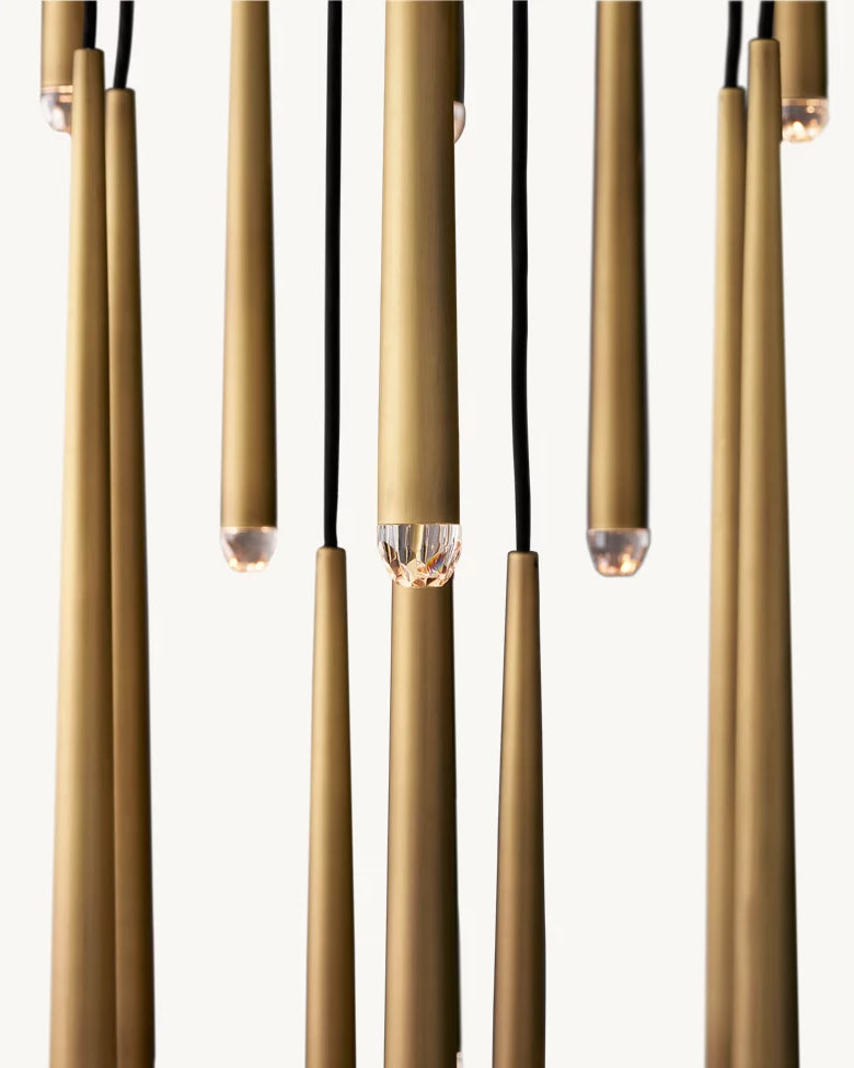 Lustre à tube en cascade WOMO-WM2914