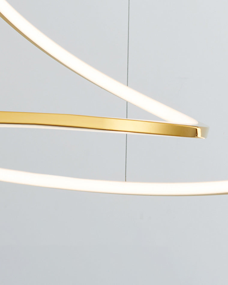 Lustre à LED WOMO Swirl-WM2461
