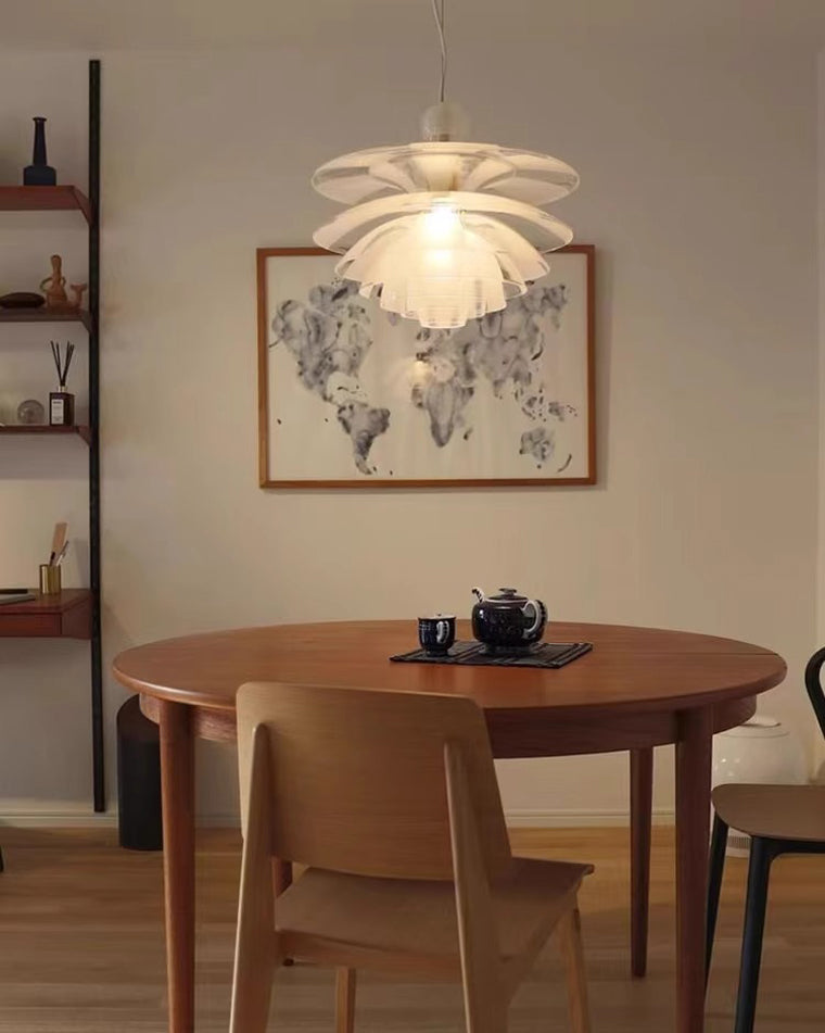WOMO Suspension Fleur Transparent Scandinave -WM2325