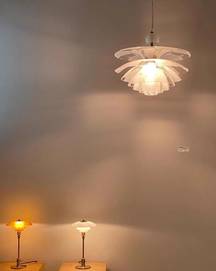 WOMO Suspension Fleur Transparent Scandinave -WM2325