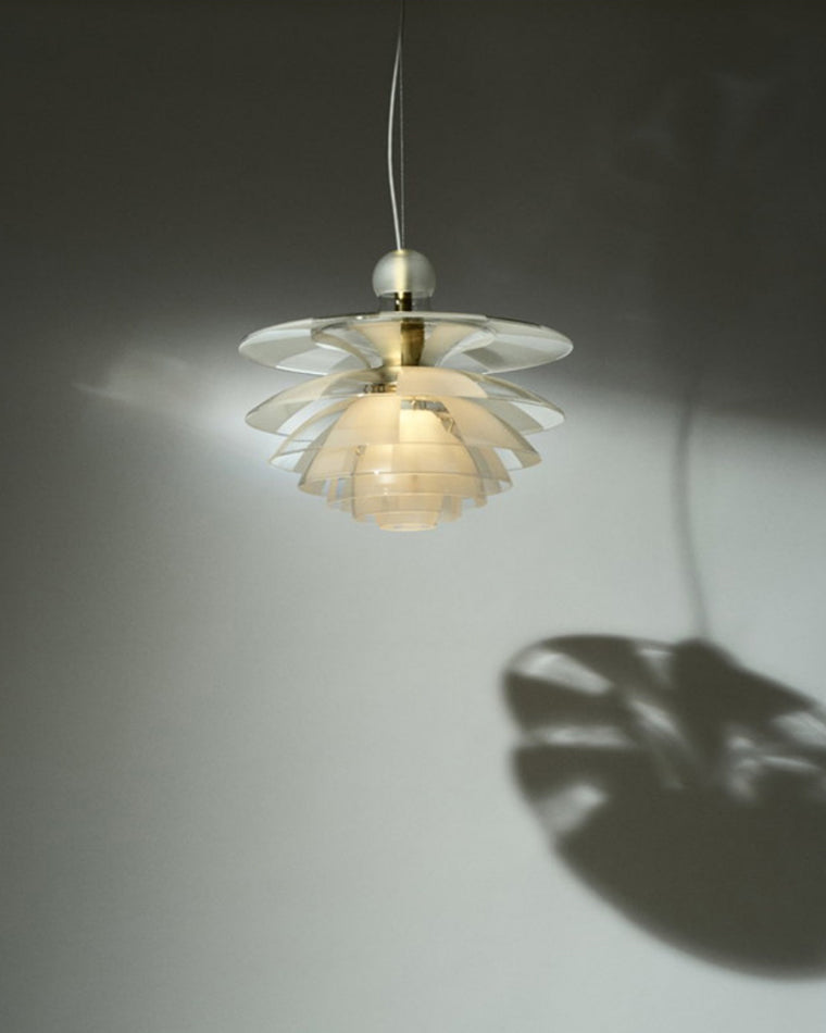 WOMO Suspension Fleur Transparent Scandinave -WM2325