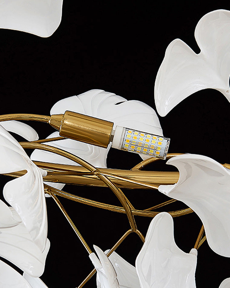 WOMO Lustre Linéaire Feuille de Ginkgo-WM2413