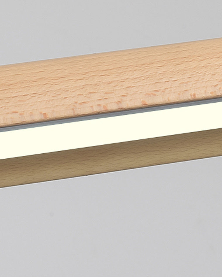 Suspension LED linéaire en bois WOMO-WM2523