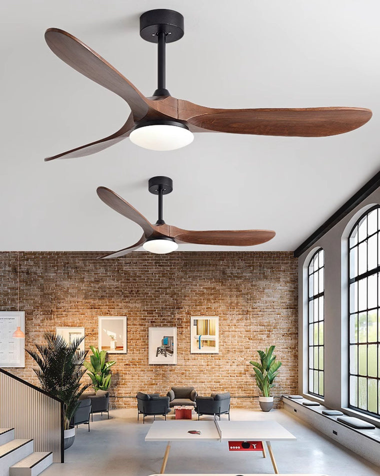WOMO Ventilateur de plafond 3 Pales Bois-WM5008