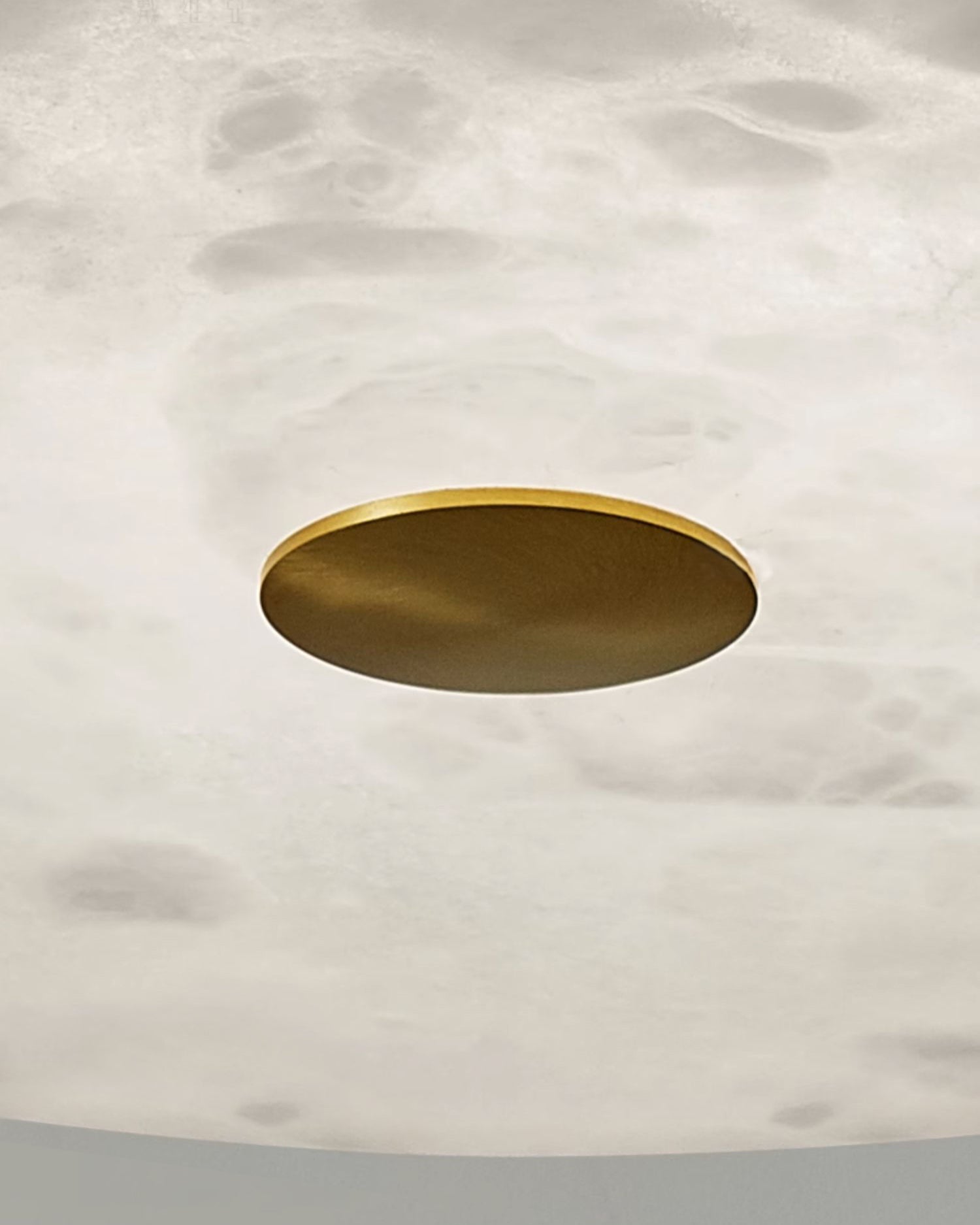 Plafonnier rond moderne en albâtre WOMO-WM1118