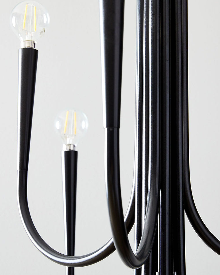 WOMO Lustre Bras Articulé Bougie Doré/Noir-WM2508