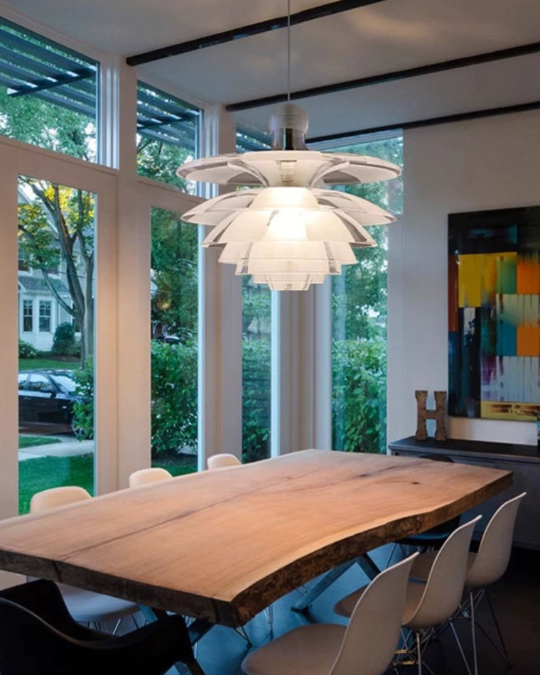 WOMO Suspension Fleur Transparent Scandinave -WM2325