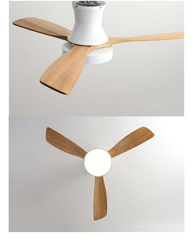 WOMO 3 Wood Blade Hugger Lampe de ventilateur de plafond-WM5120