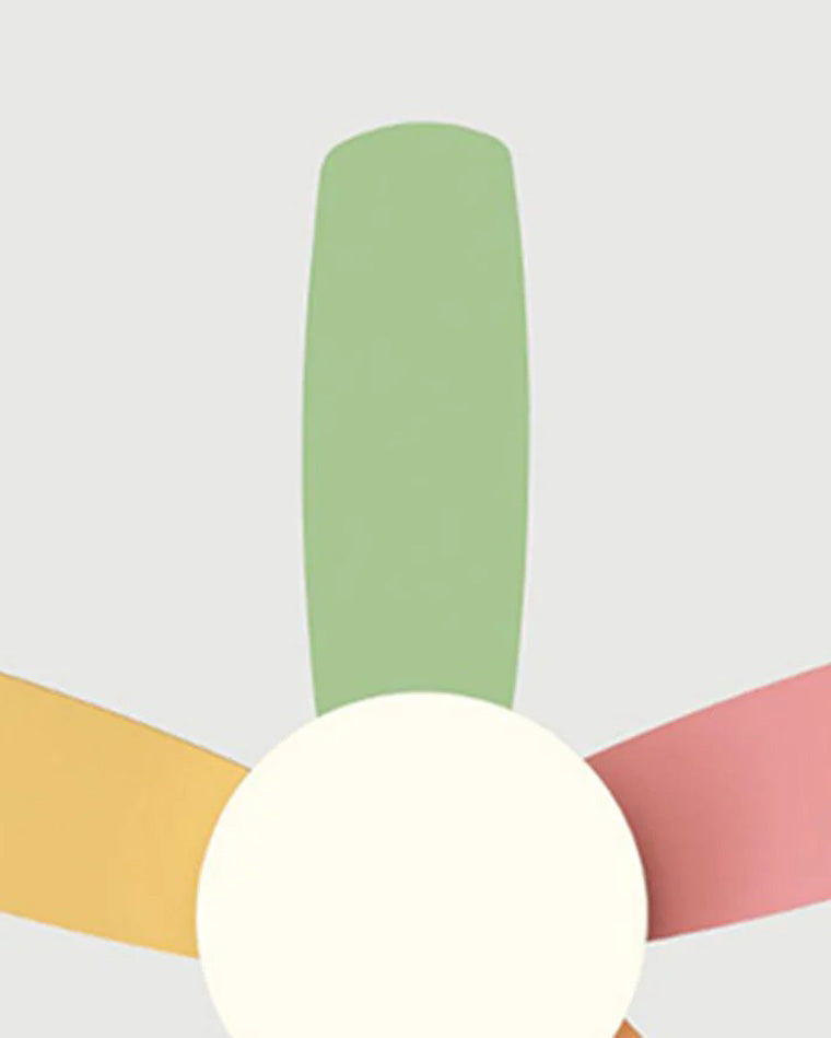 WOMO 5 Pale Scandi Lampe de ventilateur de plafond-WM5089