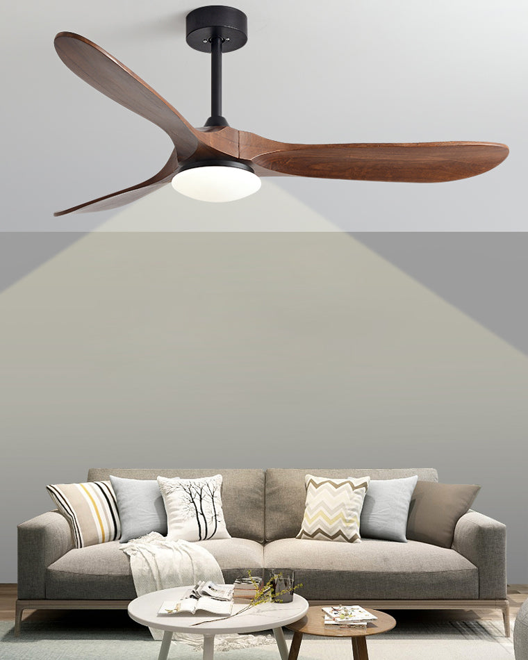 WOMO Ventilateur de plafond 3 Pales Bois-WM5008