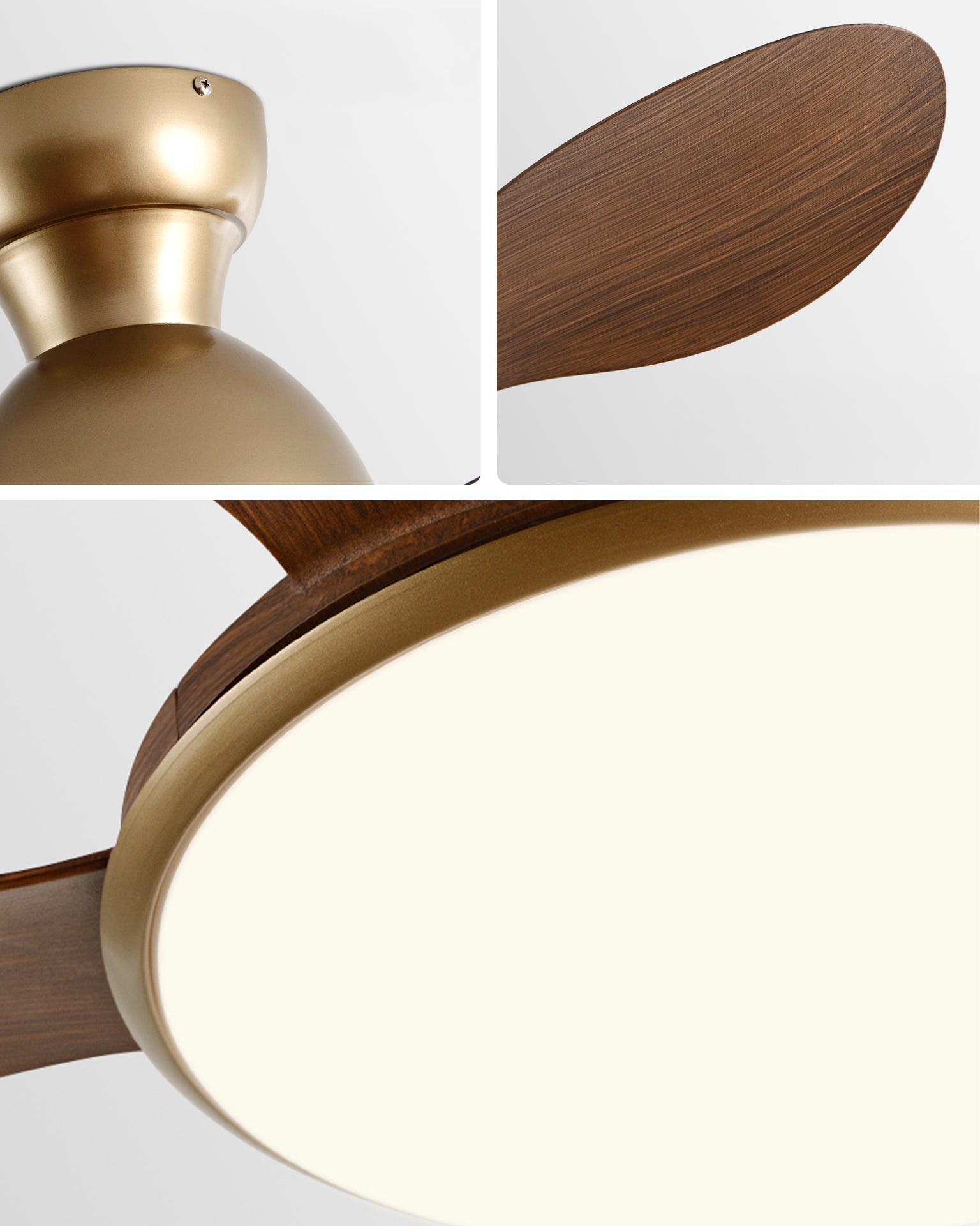 Lampe de ventilateur de plafond à profil bas WOMO- WM5164