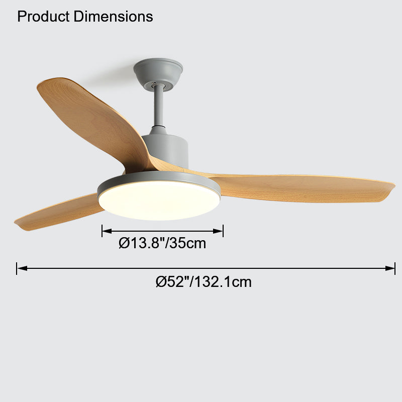 WOMO Ventilateur de plafond Scandinave-WM5002