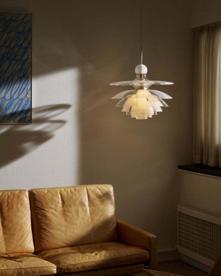 WOMO Suspension Fleur Transparent Scandinave -WM2325