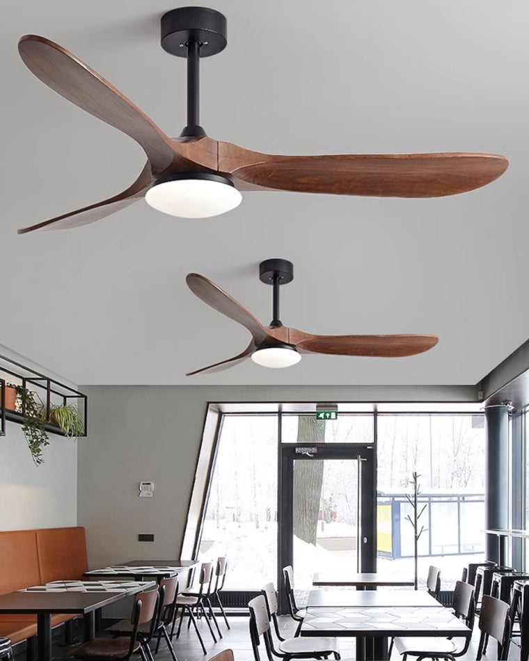 WOMO Ventilateur de plafond 3 Pales Bois-WM5008