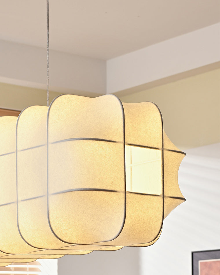 Lustre rectangulaire en tissu WOMO-WM2957
