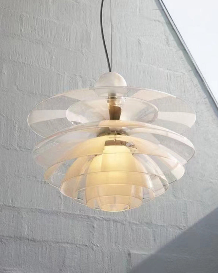 WOMO Suspension Fleur Transparent Scandinave -WM2325