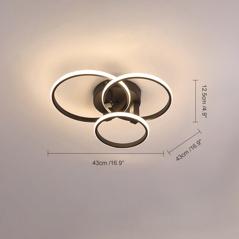 WOMO Plafonnier Cercle Moderne-WM1002