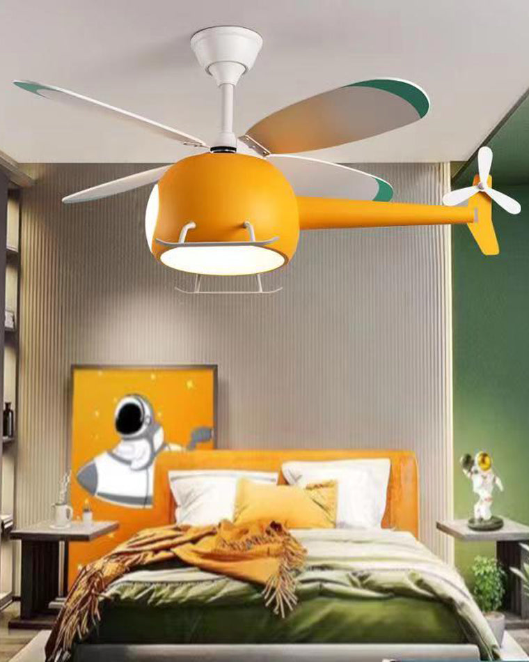 WOMO Ventilateur de plafond pour enfant Avion-WM5007