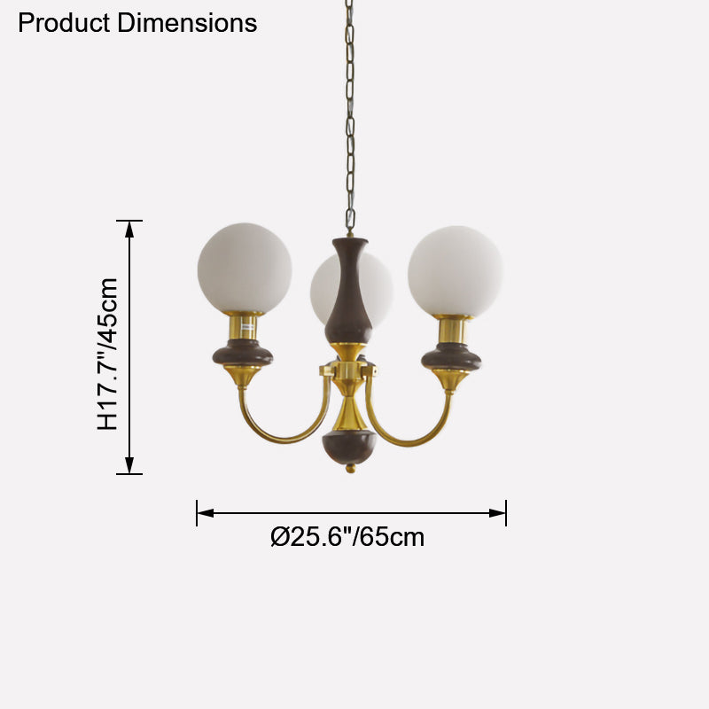 WOMO Lustre Multiple Boule de Verre-WM2378