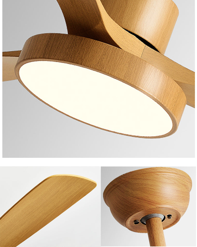 Lampe de ventilateur de plafond moderne WOMO 3 pales-WM5123