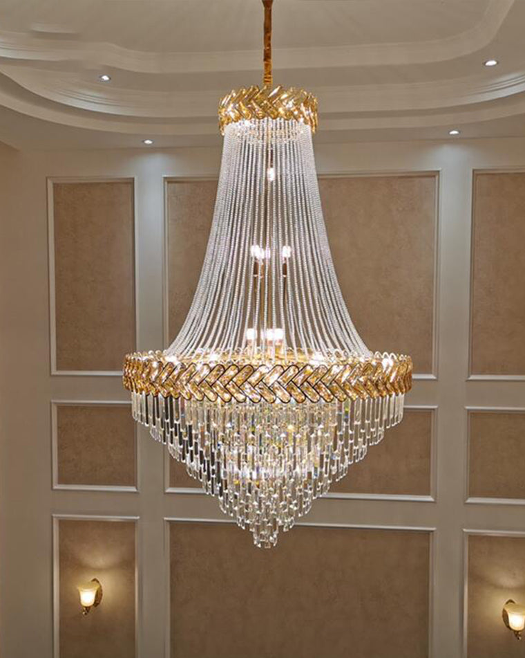 Lustre en cristal à plusieurs niveaux WOMO-WM2381