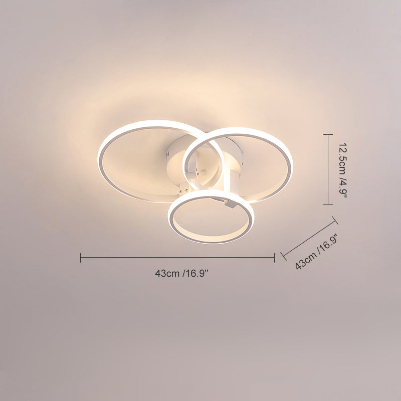 WOMO Plafonnier Cercle Moderne-WM1002