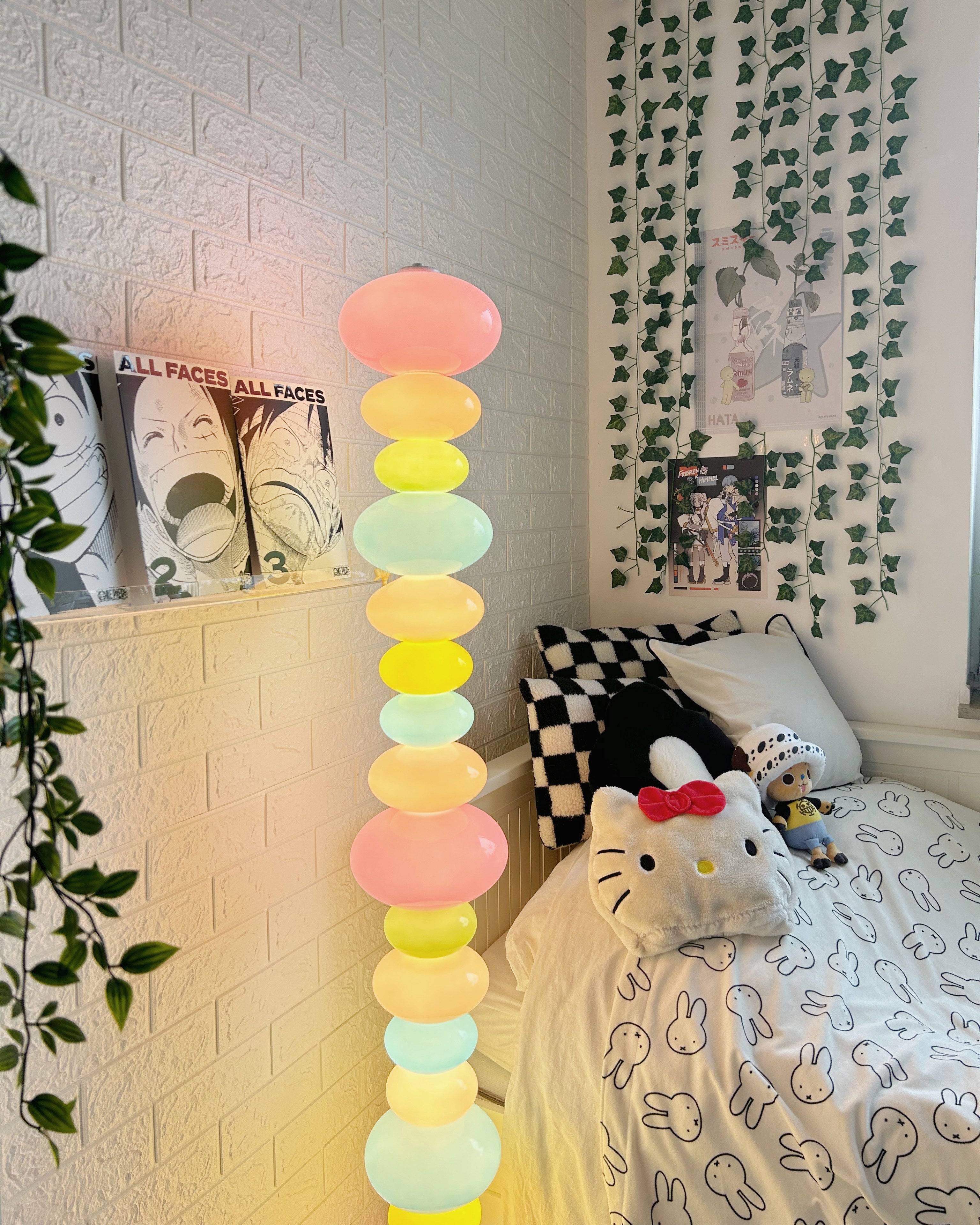 WOMO Lampe sur Pied Colonne Brochettes Bonbon - WM7012