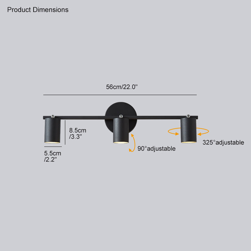 WOMO Appliques Murale de Salle de Bain à 3 Lumières pour Miroir - WM6039