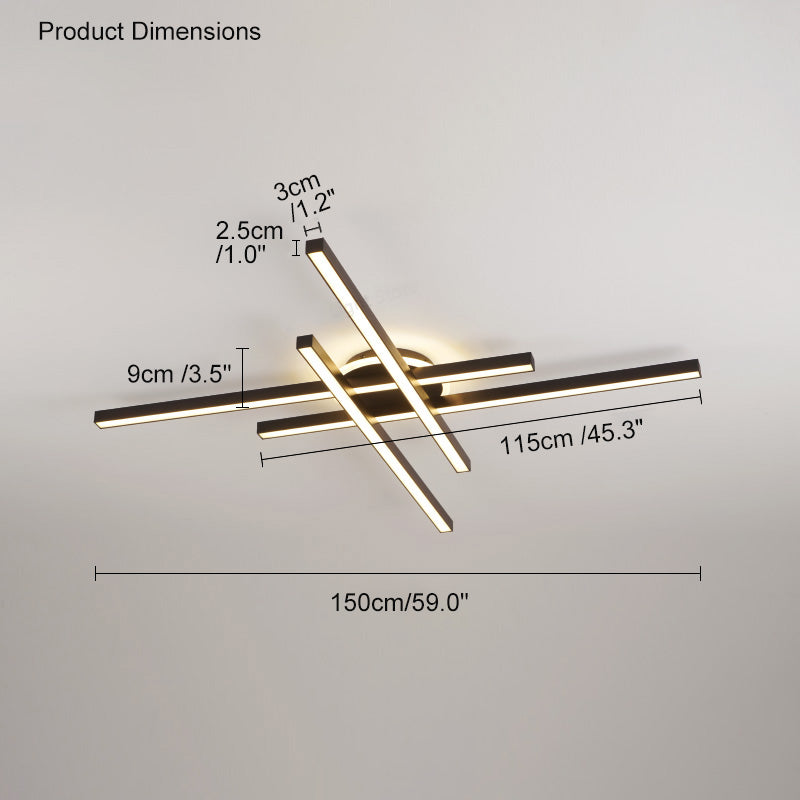 WOMO Plafonnier LED Soleil - WM1008