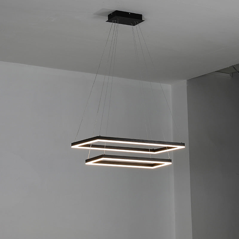 WOMO Lustre Rectangulaire Led Luxe-WM2120