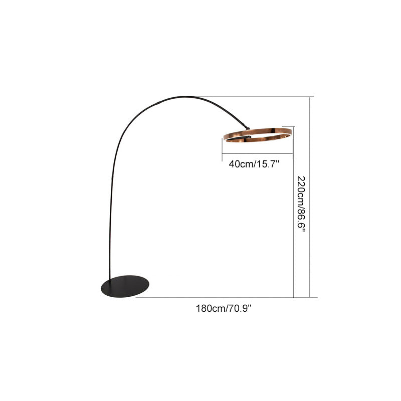 Lampadaire à arc circulaire WOMO-WM7006