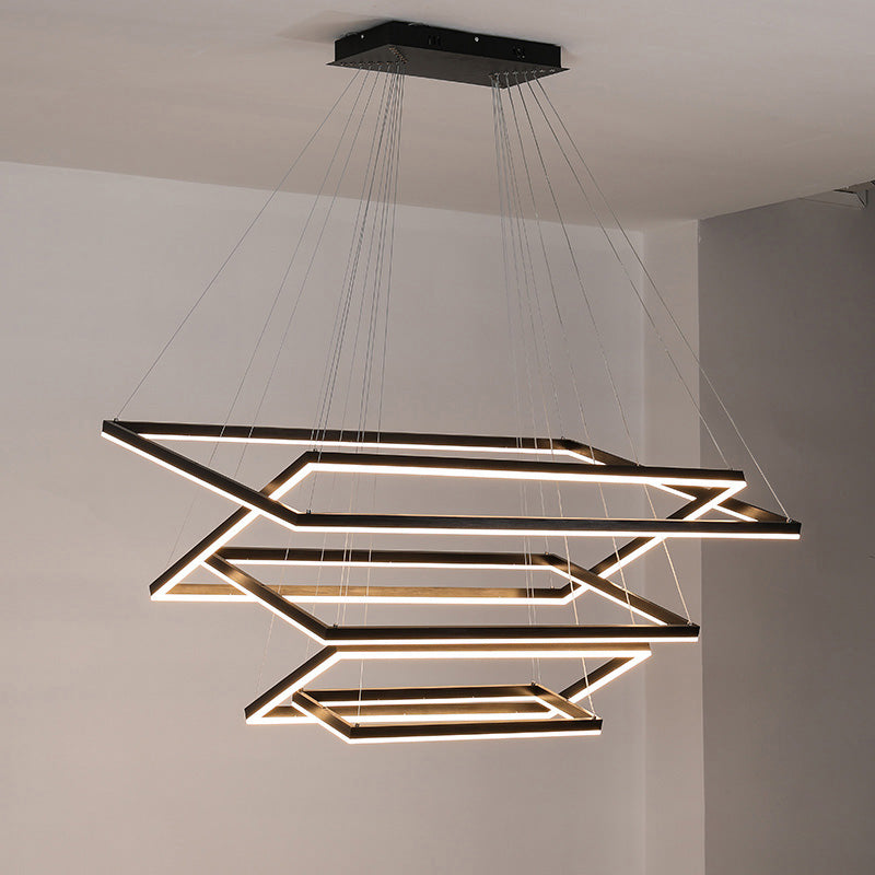 WOMO Lustre Rectangulaire Led Luxe-WM2120