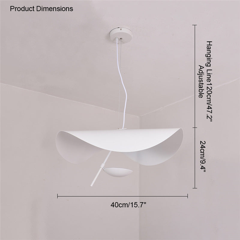 WOMO Suspension Feuille Metal Art Déco-WM2088