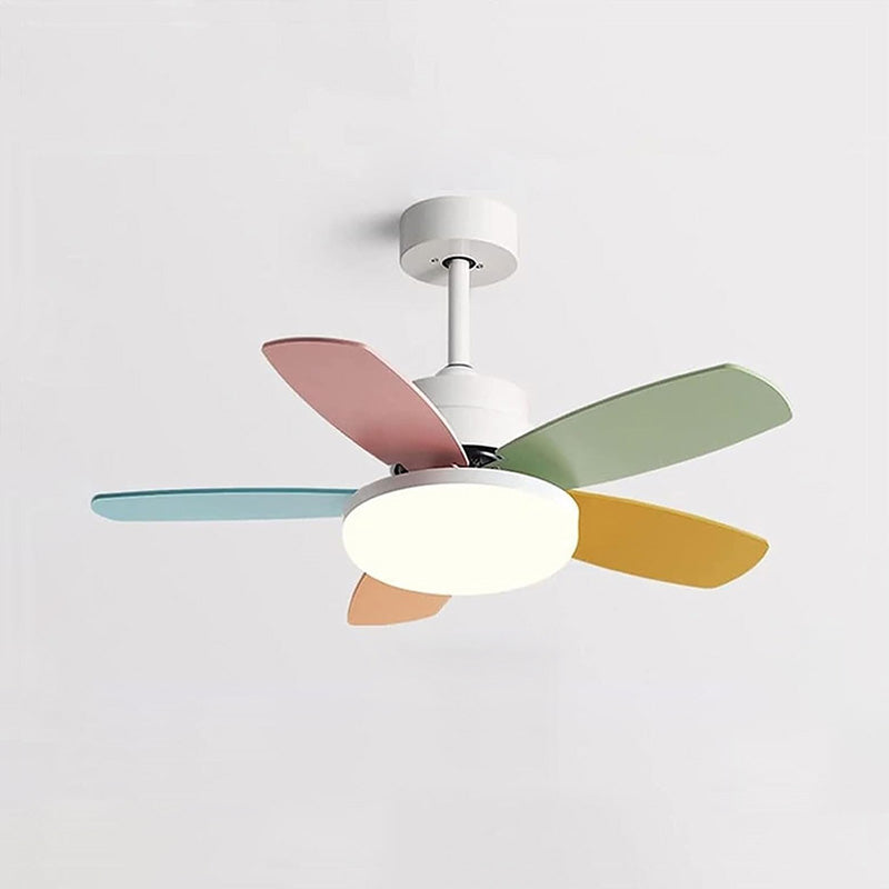 WOMO 5 Pale Scandi Lampe de ventilateur de plafond-WM5089