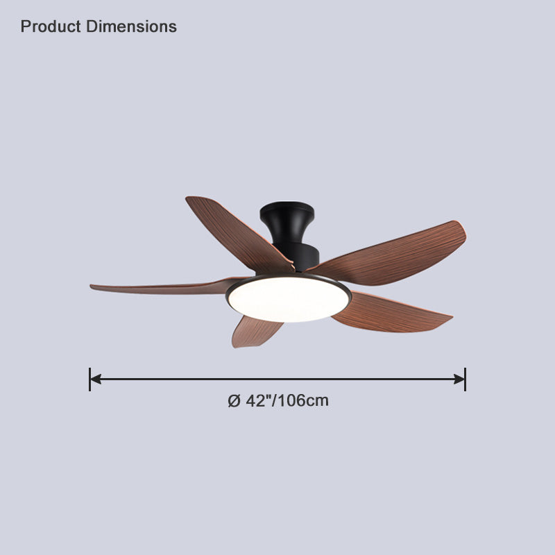 WOMO 42-WM5020 Low Profile Ceiling Fan Lamp