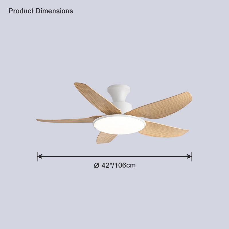 WOMO 42-WM5020 Low Profile Ceiling Fan Lamp