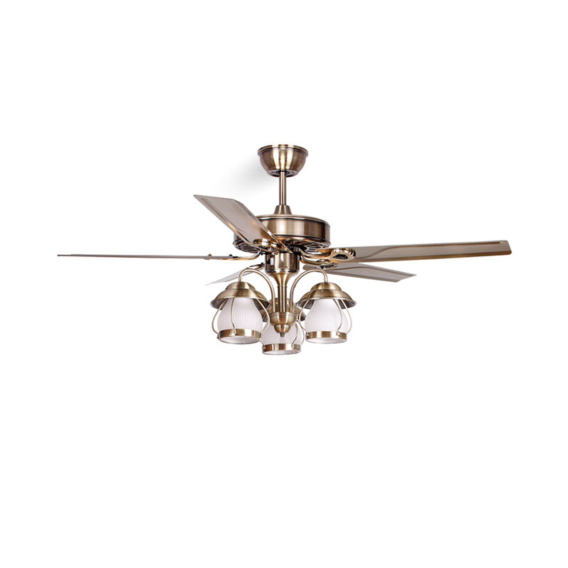Lustre de ventilateur de plafond vintage WOMO 52-WM5031