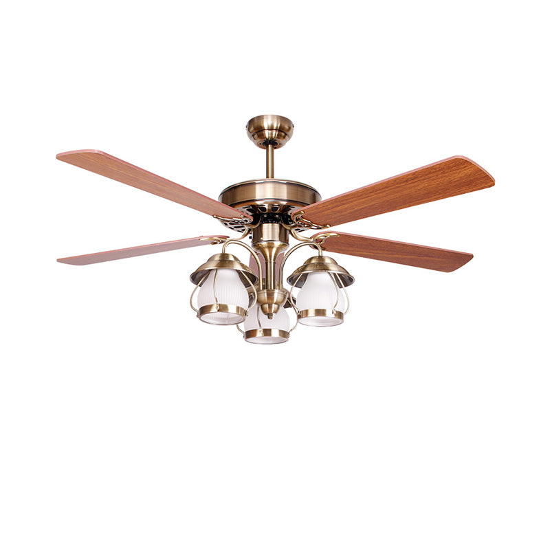 Lustre de ventilateur de plafond vintage WOMO 52-WM5031