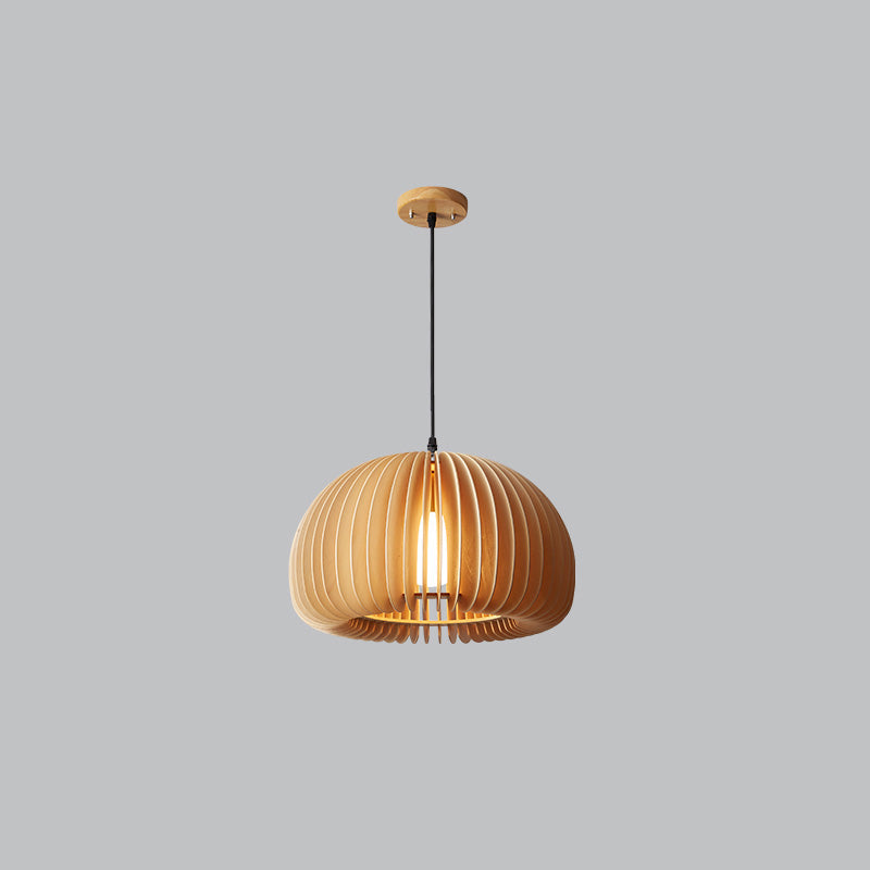 WOMO Suspension Orange Vintage en Bois-WM2105